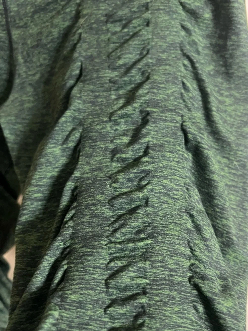 Sweetflexx Heathered Green High Rise Resistance Leggings With 4 Bands Size 14 - Picture 3 of 8
